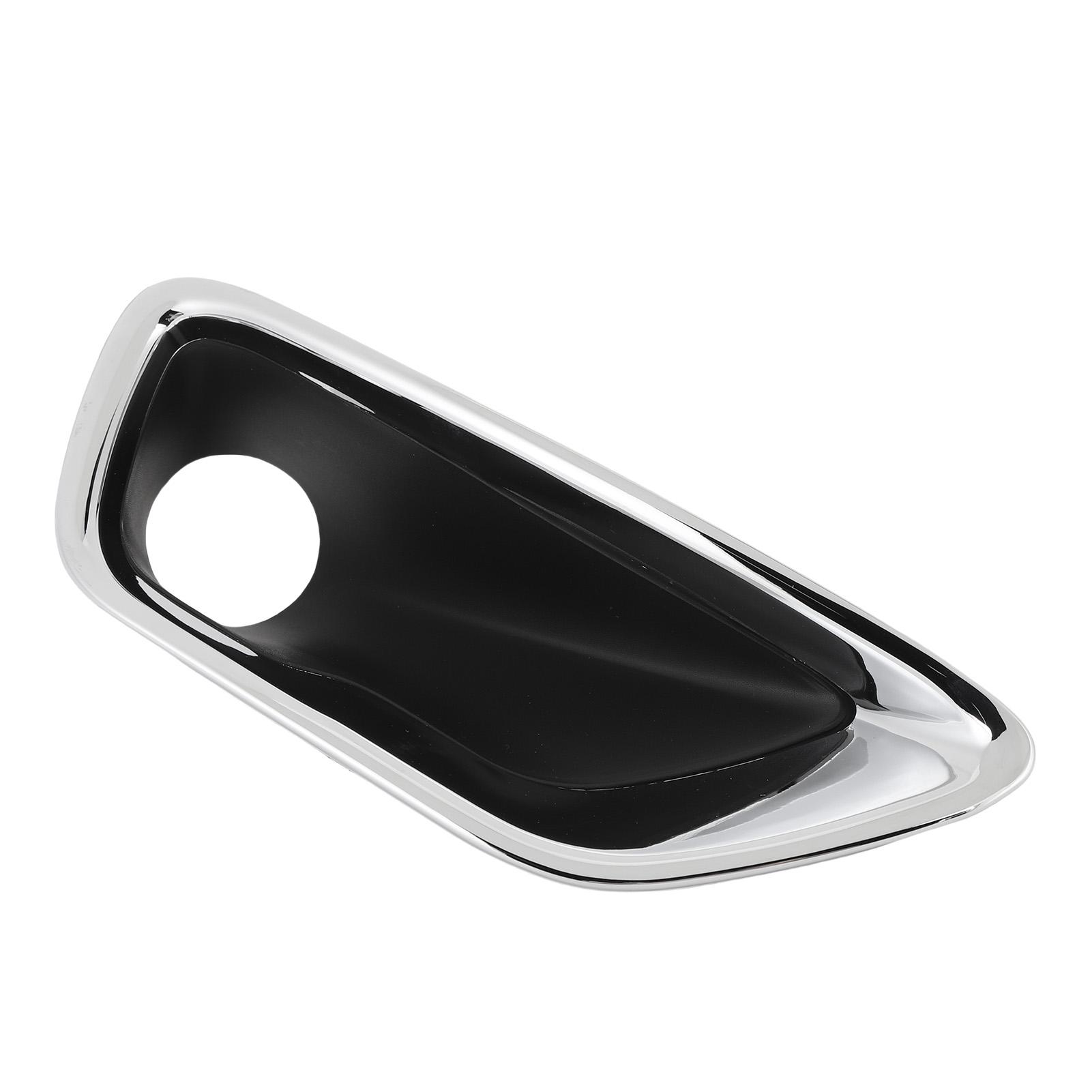 

Хромированная рамка противотуманной фары Стильный вид Долговечная Легкая установка Накладка на противотуманную фару для автомобилей