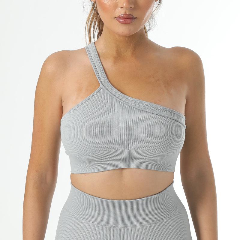 

Женский комплект для йоги с высокой талией и быстрой сушкой: Европейский/Американский стиль жилет и брюки для фитнеса осень/зима Large