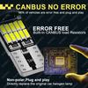 10-40 PCS CANBUS No Error T10 W5W LED Bulb For Car Interior Dome Door Map Trunk License Plate Lights 12V 26SMD 400LM 6500k White Dome Lights 6