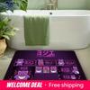 Pokemon Gengar Streetwear Style Print Non-slip Doormat Soft Floor Mat for Home Decor