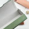 Stylish Leather Glasses Case: Compact, Portable, Protective Myopia Case with Logo Printing Option