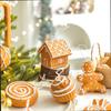 Cute Gingerbread Man Christmas Garland Ornament Festive Hanging Decor New Year Festive Accessory Christmas Decorations