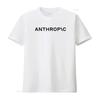 Camiseta Anthropic AI Genial Minimal Tecnología de Inteligencia Artificial vintage Lavada Transpirable Ligeramente Versátil streetwear
