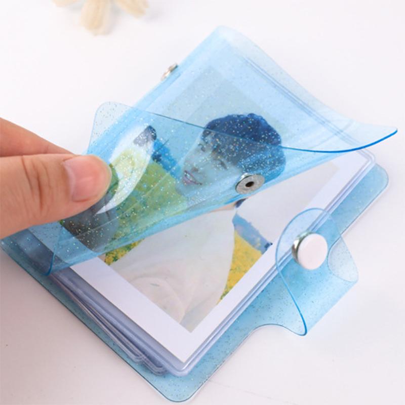 Album fotografico trasparente a 36 foto colore gelatina per pellicola Instax Mini 11 9 8 90 biglietti da visita album fotografico da 3 pollici raccoglitore portafoto