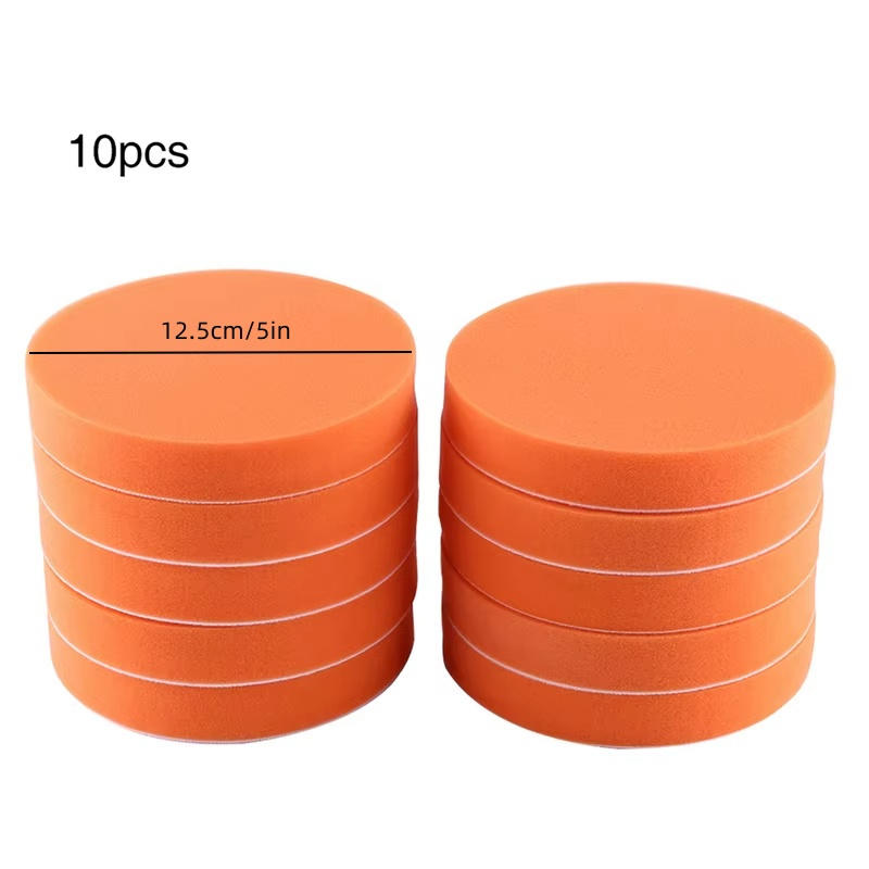 Universal 5/10pcs Car Polishing Pads  Sponge Polisher Clean Waxing Pad Auto Paint Maintenance Care Buffing Cleaning Tool