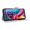 For TCL K33 5G/K32 5G Case Litchi Texture Wallet Leather Phone Cover with Wrist Strap