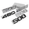 480 500 Big Digital Mark Car Stickers for Truck National Five Door Label Number Car Accessories Rear Trunk Refit Emblem