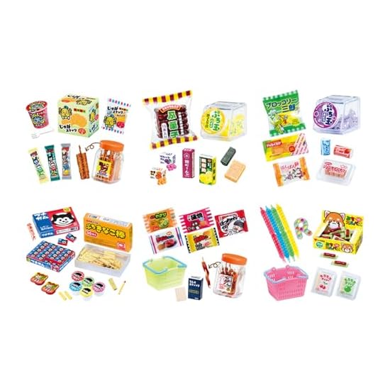 Re-Ment Petit Sample Series Nostalgic Corner Candy Store 1 BOX Approx. H115×W70×D60mm ABS, PVC mater