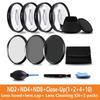 49 52 55 58 62 67 72 77 MM Macro Close-up Filter +1+2+4+10 Set+ UV CPL FLD +ND2 4 8 Camera Lens Filter+Hood for Canon Nikon Sony 6