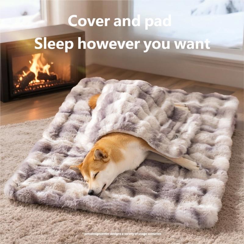 Dog Bed Puppy Thicken Bed Long Haired Furry Cover Sofa for Small To Large Pet Creative Designs