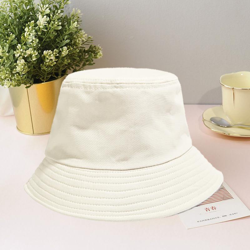 Candy colored fisherman hat, solid color sun protection bucket, thin design, temperament sun basin hat