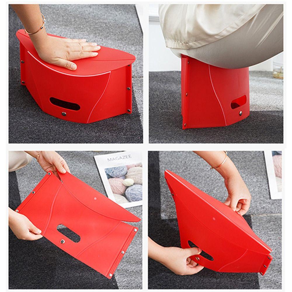 Foldable Design Outdoor Camping Stool Multi-Purpose Fishing Stool Folding Card Stool  Beach