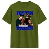 Unisex Women TShirt JJustins BBiebers Vintage Bootleg T Shirts Fashion Summer Tee Shirt Streetwear Cotton Clothes Present