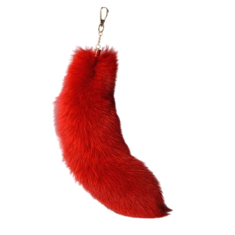 Cosplay Coda di Volpe in Capelli Sintetici Portachiavi alla Moda con Ciondolo a Coda di Volpe Portachiavi Accessorio per Auto e Borsa