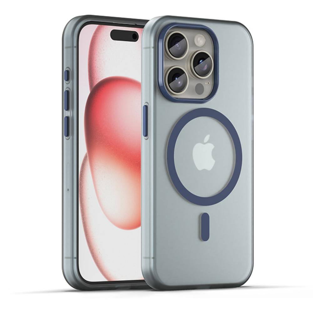 Luxury Magnetic Wireless Charge For Magsafe Case for iphone 16 15 13 12 11 Pro Max Shockproof Matte TPU Bumper 14 Plus Cover