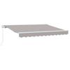 Retractable Awning Light Grey 250 X 200 Cm Fabric