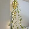 Green LED Leaf Vine Lights - Outdoor Decorative Maple Ivy Wall Hanging Solar Lights