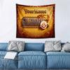 Galatasaray1 Custom Your Name Wall Decor Tapestry Art For Pet Memorial Birthday Wedding Party Backdrop Family Gift