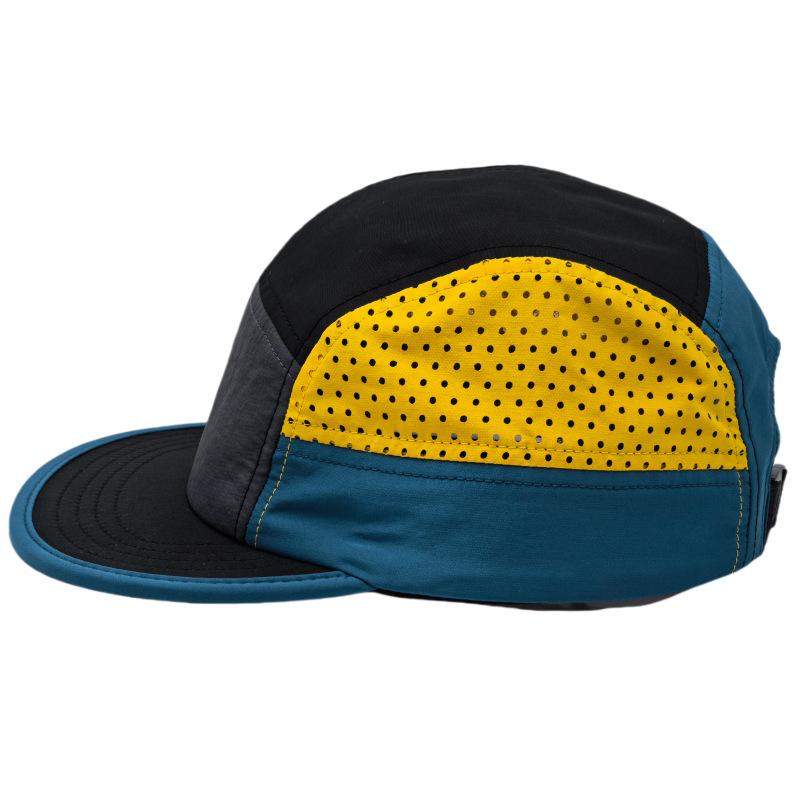 Cappellino da Corsa a 5 Pannelli Ultraleggero in Rete Asciugatura Rapida Traspirante Cappello per Sport all'Aperto per Ciclismo Baseball Trail Running Cappellino Snapback