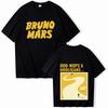 Bruno Mars DooWops Hooligans 2024 T-shirt Dam Rundhals Sommar Casual Skjorta Överdimensionerad T-shirt för Herr Normal
