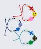 Bonbeau Happy Smile Color Motif Knot Bracelet Smile Color Acrylic Motif Bead Knot Thread Bracelet