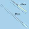 Stainless Steel Touch Screen Pen 68MM Telescopic Rod Teaching Pointer Whiteboard Presentation Pointer Teaching Tools