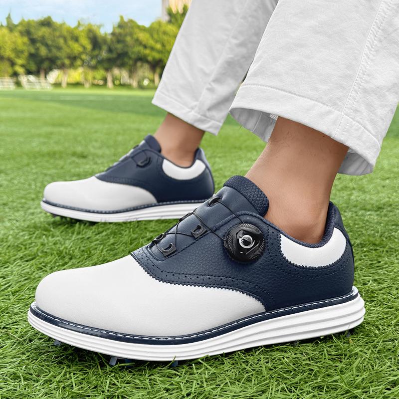 Profesionální pánské golfové boty Prodyšné Pohodlné Sportovní tenisky Protiskluzové Prodyšné Kožené Tréninkové boty Velká velikost 39-48