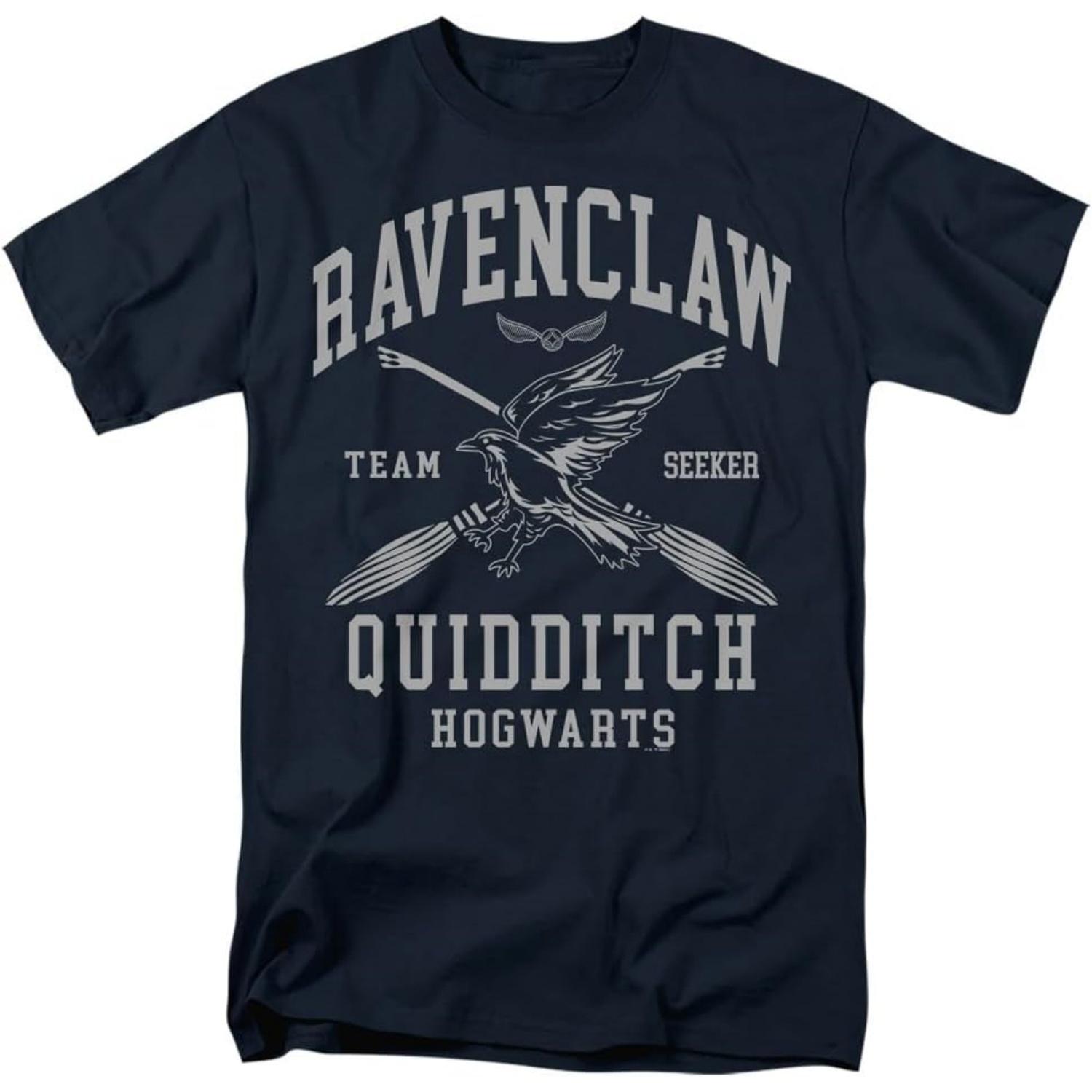 Harry Potter Hogwarts Houses Quidditch Team Unisex Adult T Shirt S