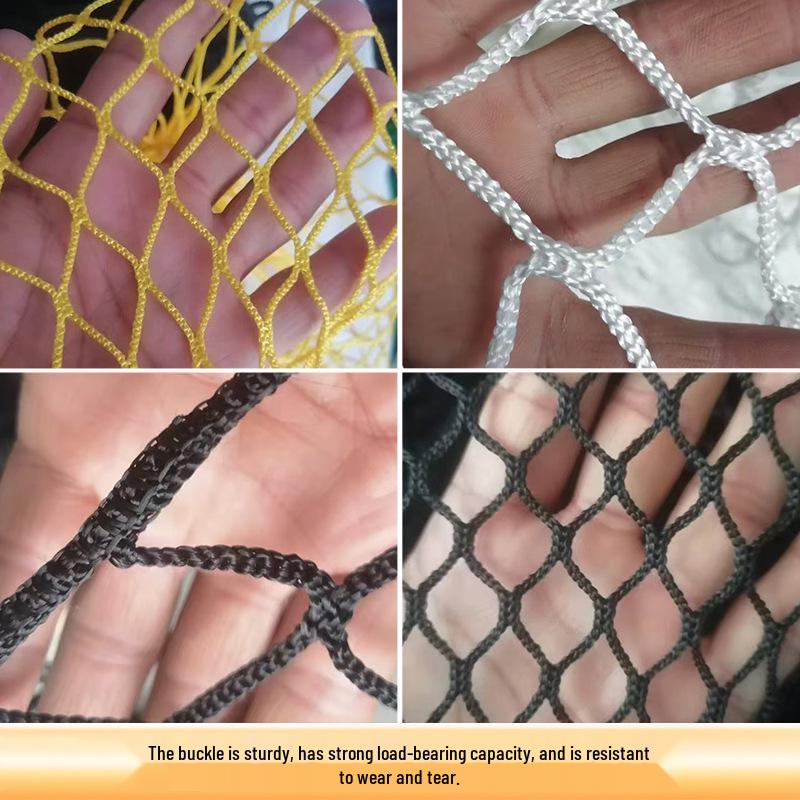 Colored Knotless Net: Golf Ball Stop, Basketball & Football Field Fence, Stair Protection, Stadium Net