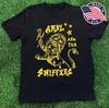 Gelber Löwe Amyl And The Sniffers Schwarz Alle Größen Geschenk T-Shirt