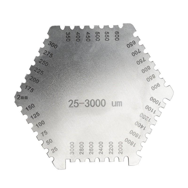 Integrated Thread Gauge: 55° British, 60° Metric, Metric-British, American Tooth Gauge.