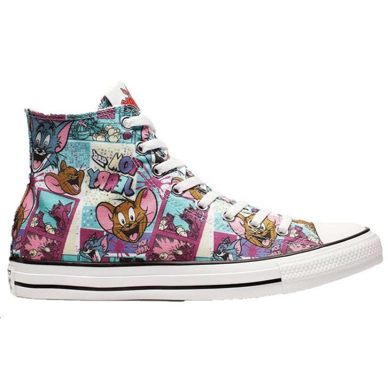 Converse All Star Get Tubed Cat & Mouse High Top Espadrilles Unisex Multicolour