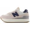 574+ Moonbeam Gris Ártico Oscuro Zapatillas de Mujer Crema Sal Marina WL574ZQA