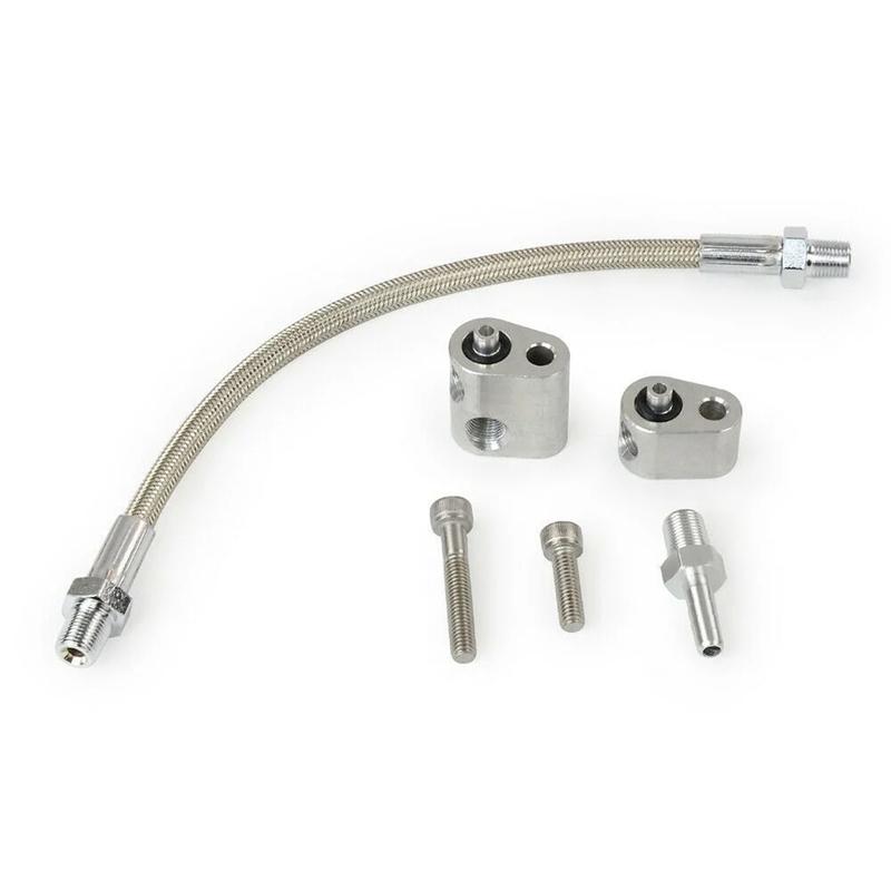 LS1 Cylinder Head Coolant Steam Port Crossover Throttle Body Hose Kit Compatible For LS1, LS2, LS3, LS6