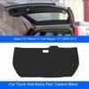 Car PU Leather Mat Anti-kick Cushion Trunk Weather Dustproof Tailgate Sticker For Nissan X-TRAIL Rogue T31 T32 T33 2008-