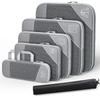 6Pcs/Set Travel Portable Clothes Storage Bags Lightweight Suitcase Bag Compressed Packing Cubes Luggage Bags Organizer Bags