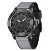 North Edge Mach Watch Pilot Watch Solar Powered Watch for Men 50M Waterproof Chronograph Night Vision Lasting Up To 180