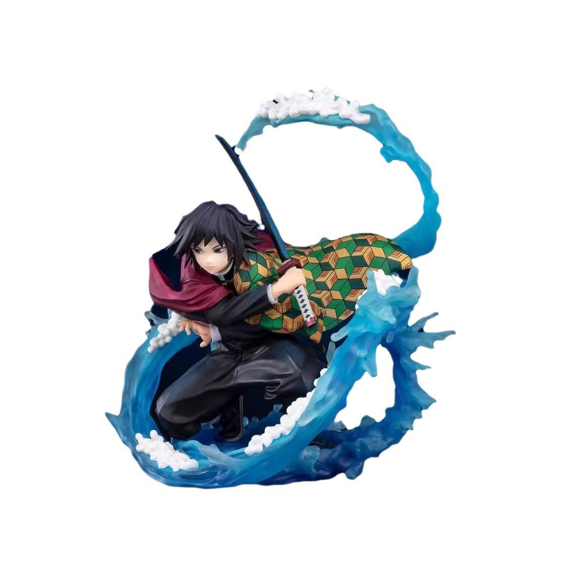 

Anime Peripheral Ghost Slayer Blade ZERO Tomioka Yoshiyoshi Water Breathing Model 17cm