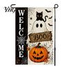 Decorative Accents for Indoor Outdoor Stacked Pumpkin Garden Flag, Burlap Look Fall Decor, Flax Ornaments Living Room Double Sided Holiday Yard