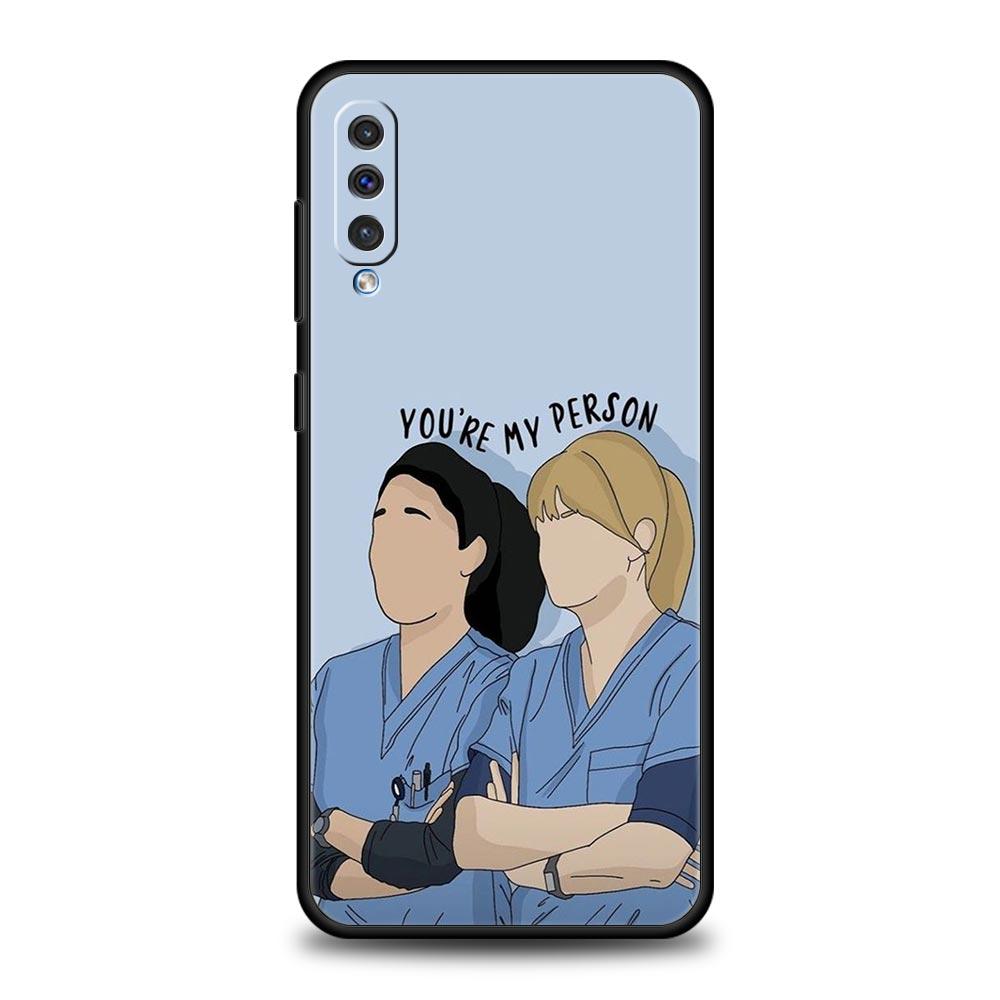 Greys Anatomy Phone Case for Samsung Galaxy A56 A36 A26 A16 A34 A24 A42 A22 A20 A12 A40 A30 A10 5G Soft TPU Cover Shell Fundas