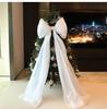 Handmade Organza Bow Christmas Tree Ornaments for Festive Home Décor