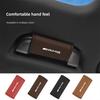 AABID1 2Pc Car Anti Slip Pull Glove Car Interior Leather Handle Protector Cover For Mercedes Benz AMG GLE GLS CLA CLE GLC CLS GLA W223
