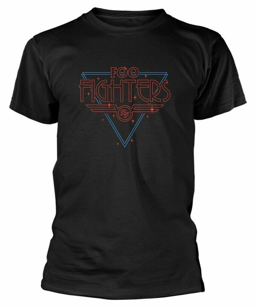 

Foo Fighters T Shirt Disco Outline Official Black New S