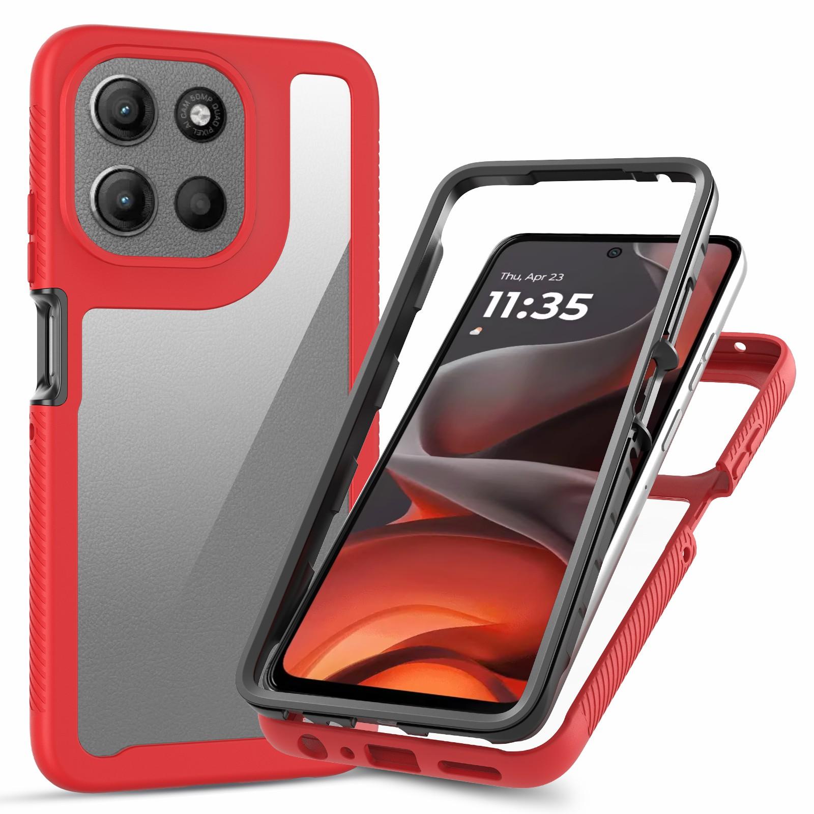 

For Motorola Moto G56 5G Case Anti Drop 2 in 1 PC + TPU Phone Cover B