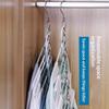 Multi Layer Clothes Hanger Chain Metal Space Saving Closet Organizer Hook Chain Wardrobe Clothing Storage Organization