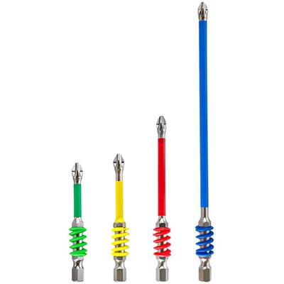 Magnetic Screwdriver Bits Crosses Head Alloy Steel Drill Bits for Various Screws In the Home and Professional Occasion