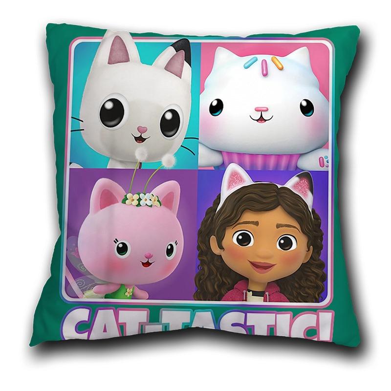 Kids Gabbys Dollhouse Gabby Cats Pillowcase 40x40cm 45x45cm Decorative Pillows 60x60