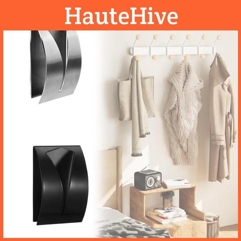 Steel Stainless Durable Door Hook Adhesive Design Towel Accessory Organization