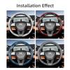 Zkfan8 Convient pour le volant Xpeng Texture Fibre de Carbone avec Design Segmenté à Libération Rapide, Durable, pour les Modèles Tels que G6 G9 P7 P7+