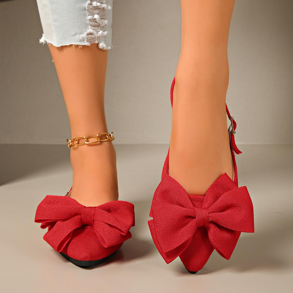 Summer Butterfly-knot Closed Toe Women's Sandals 2026 New Fashion Plus Size Slip-on Best Seller Light Comfortable Flat Sandals